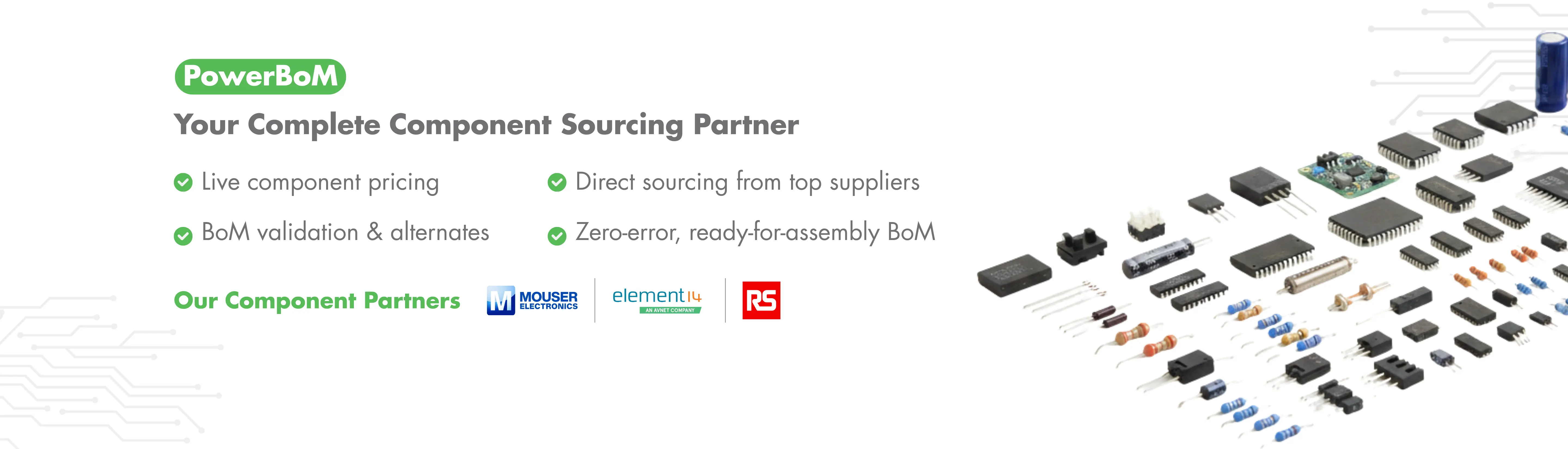 Automated PCB assembly machine placing components on a circuit board for PCB fabrication and assembly